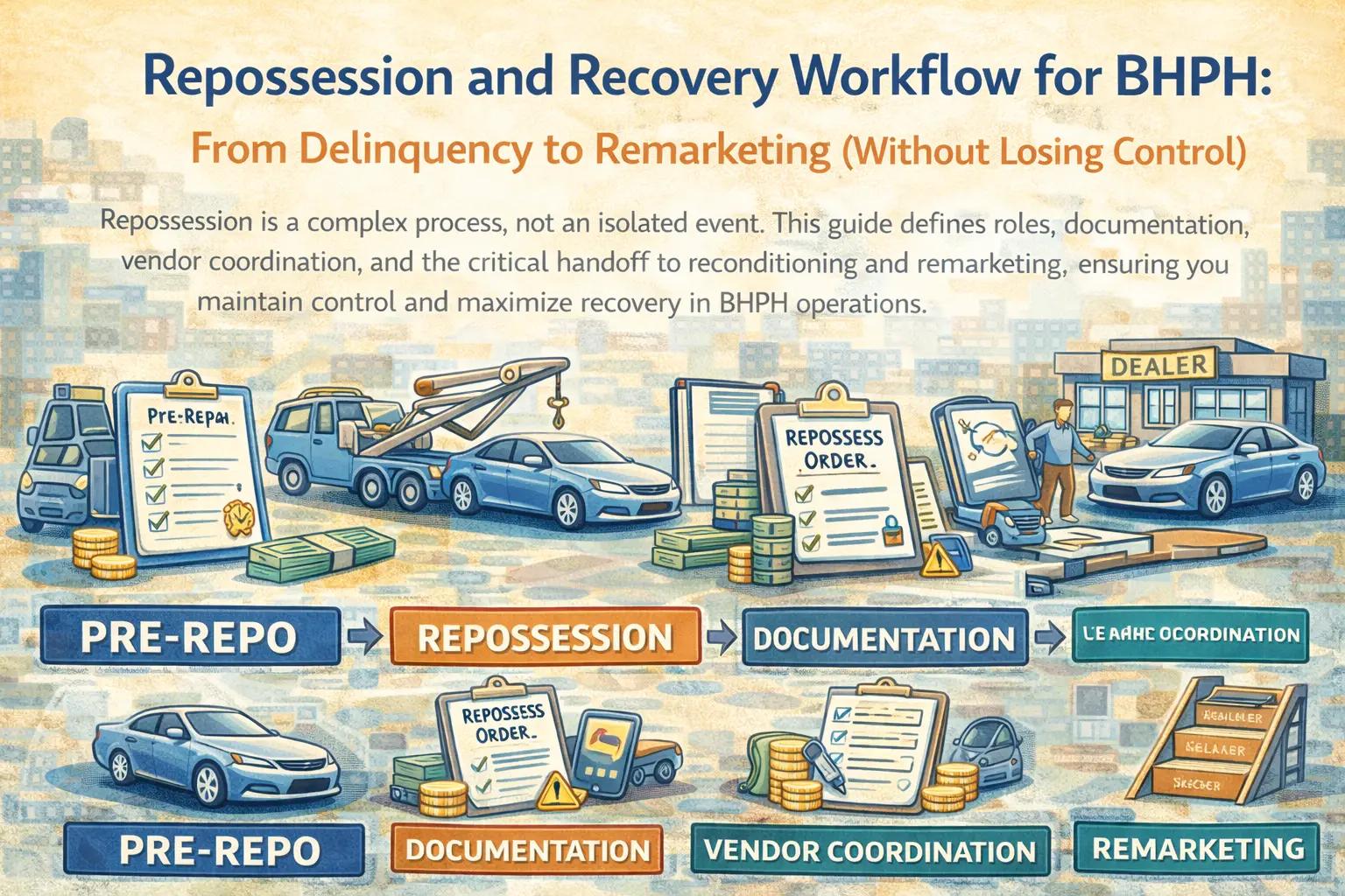 BHPH Repossession and Recovery Workflow