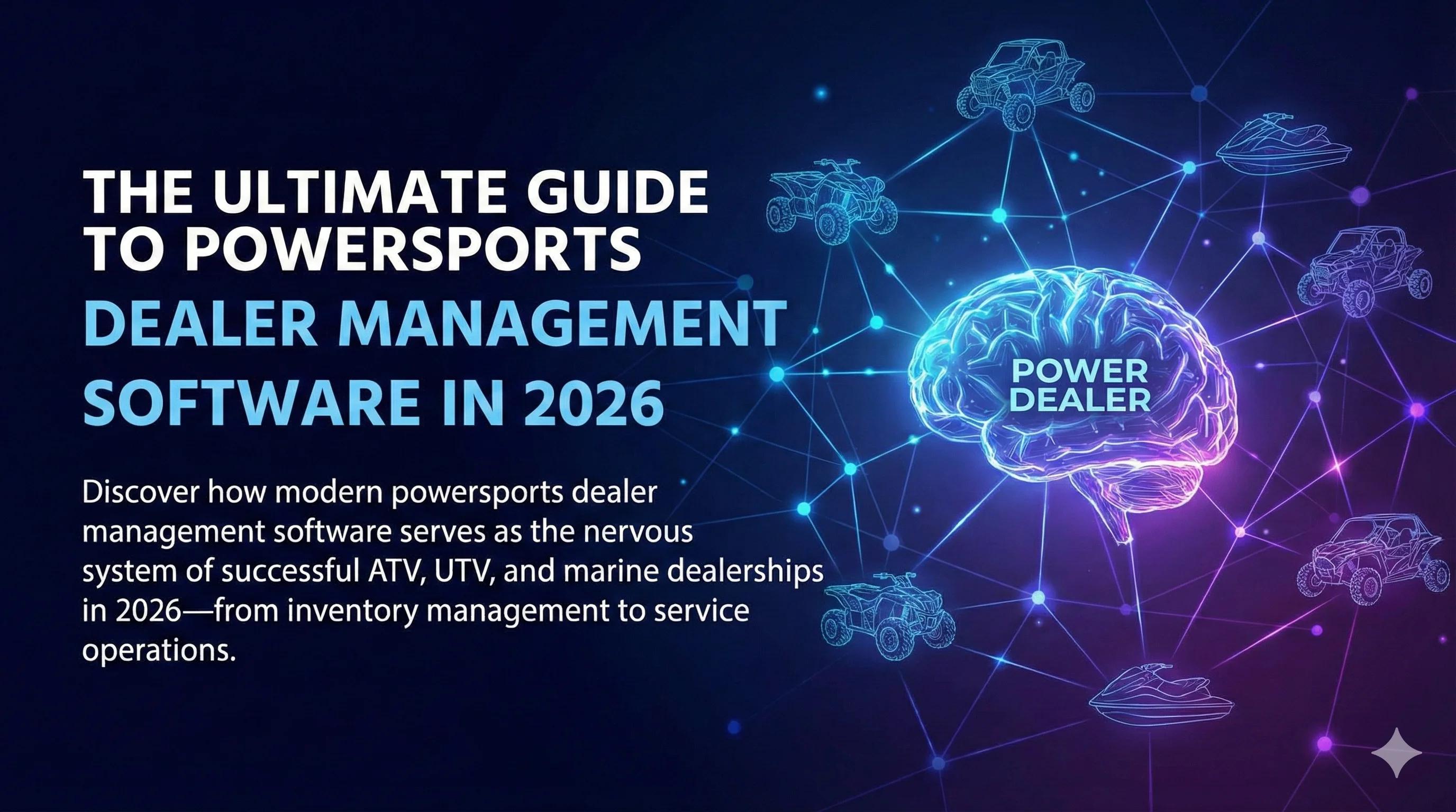 Modern powersports dealership using advanced dealer management software